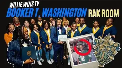 Willie Gives Back to Booker T Washington!