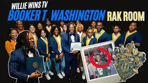 Willie Gives Back to Booker T Washington!